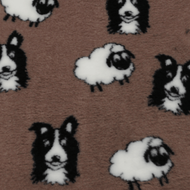 ProFleece Vetbed Pet Bedding collie and sheep non slip close up