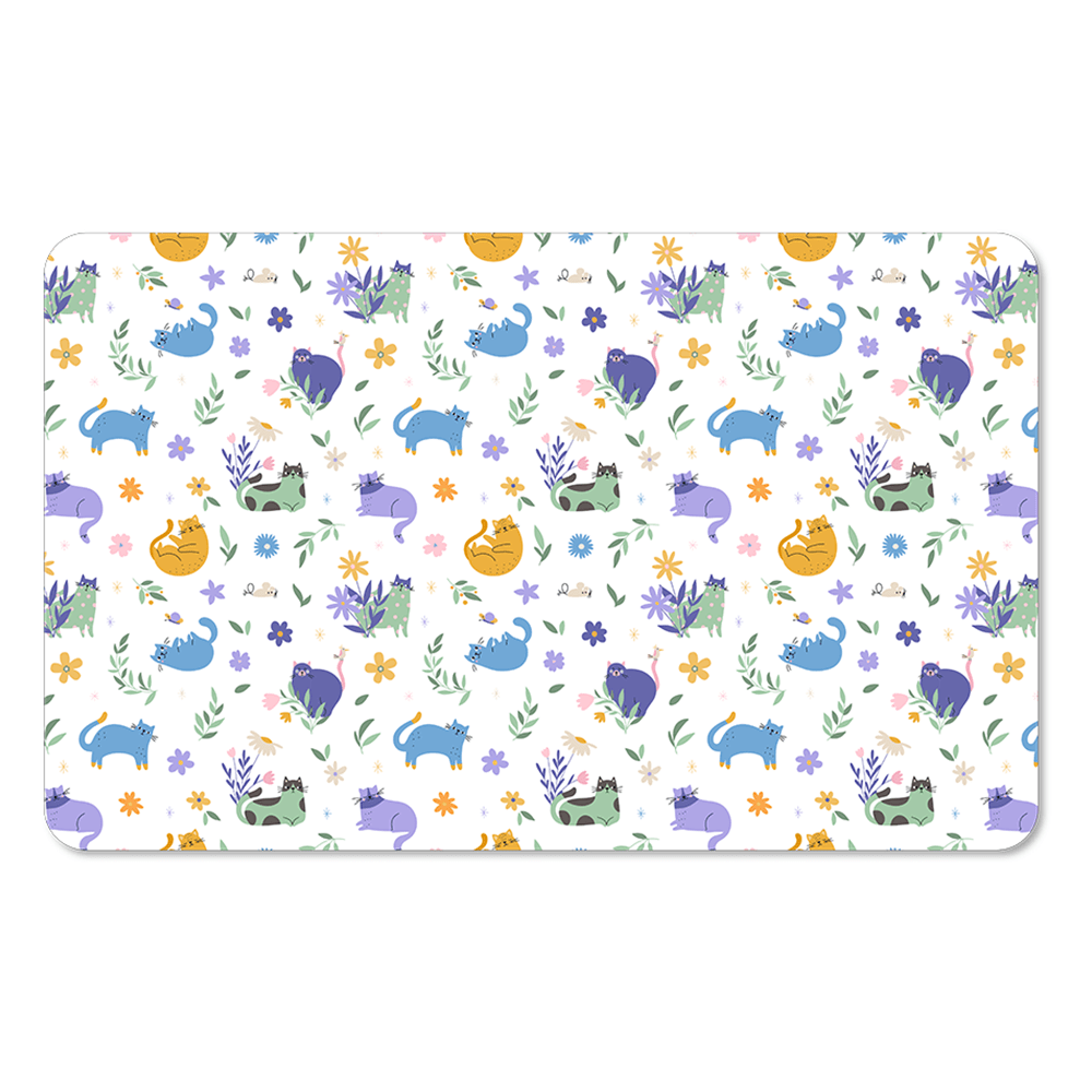 Flower Cats Placemat