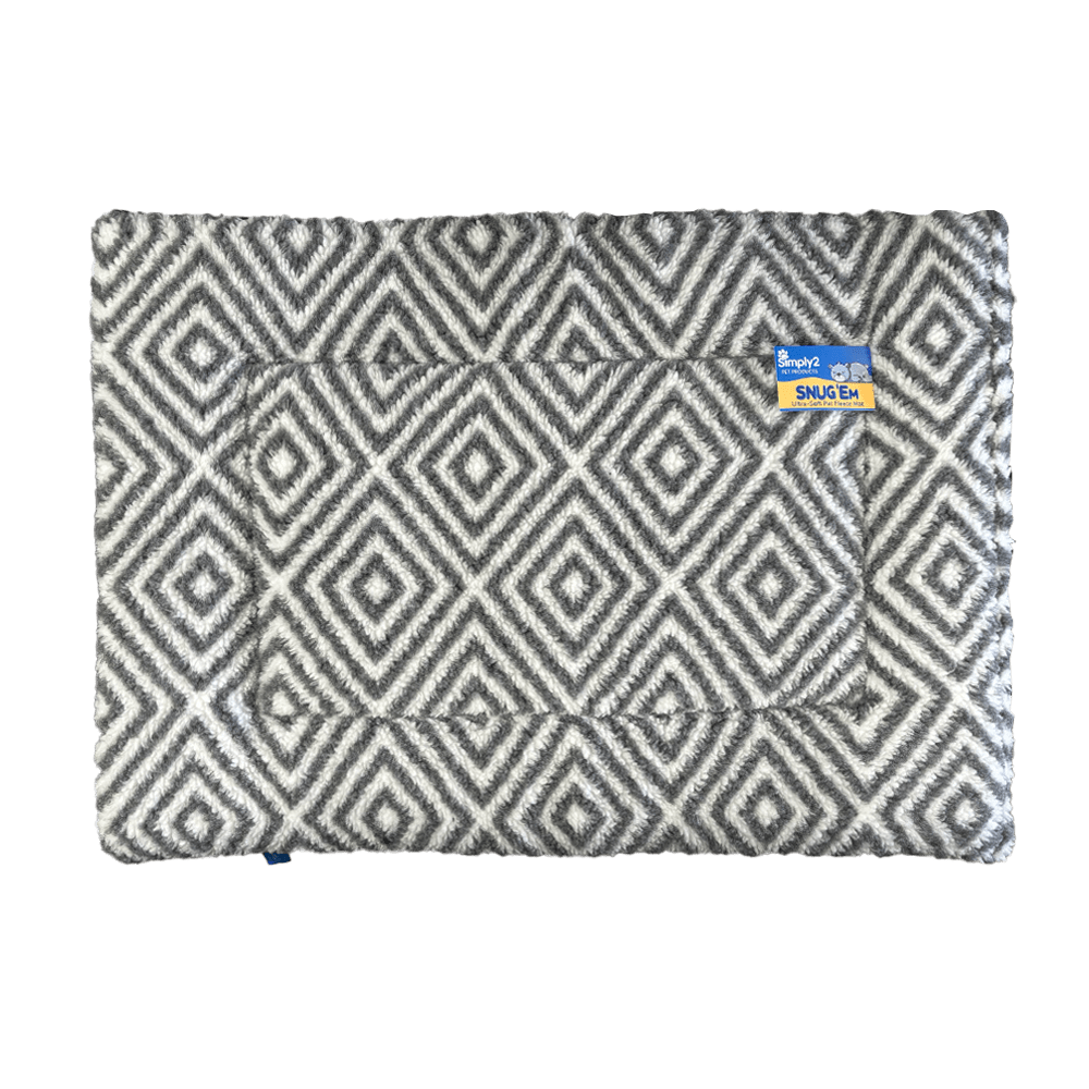 Snug'Em Ultra-Soft Pet Fleece Mat - Diamond